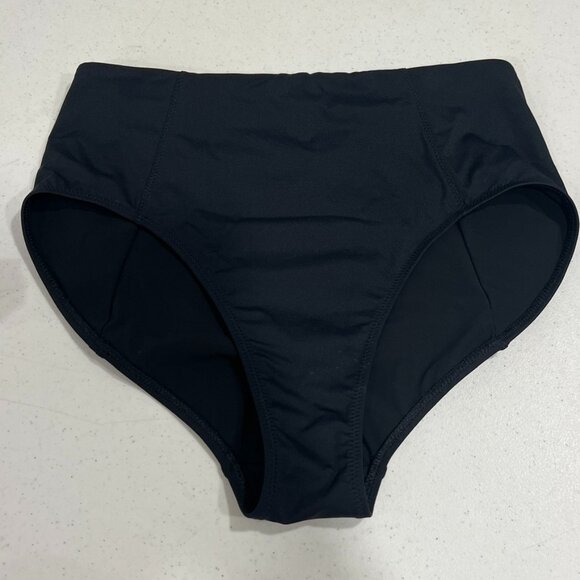 Athleta High Waist Full Swim Bottom Size Medium Black NWOT- washed once - Picture 1 of 5
